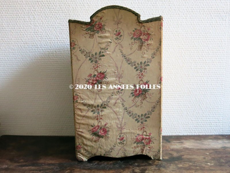 画像4: *蚤の市* 1900年代 アンティーク カルトナージュチェスト  薔薇の花かご