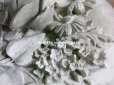 画像8: 1900年代 アンティーク  石膏のオーナメント 薔薇＆ライラック＆マーガレットのブーケ　