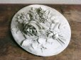 画像4: 1900年代 アンティーク  石膏のオーナメント 薔薇＆ライラック＆マーガレットのブーケ　