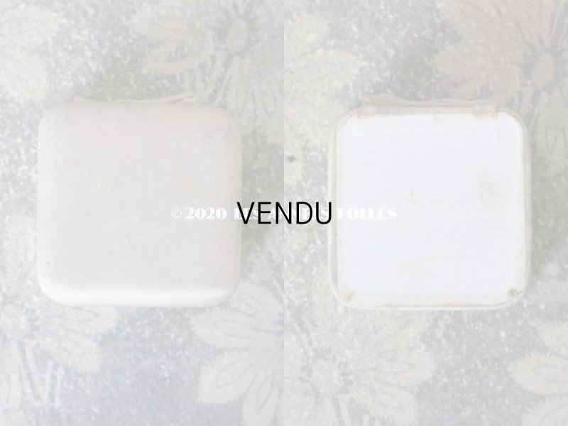 画像7: アンティーク  シルクサテンのジュエリーボックス  オフホワイト