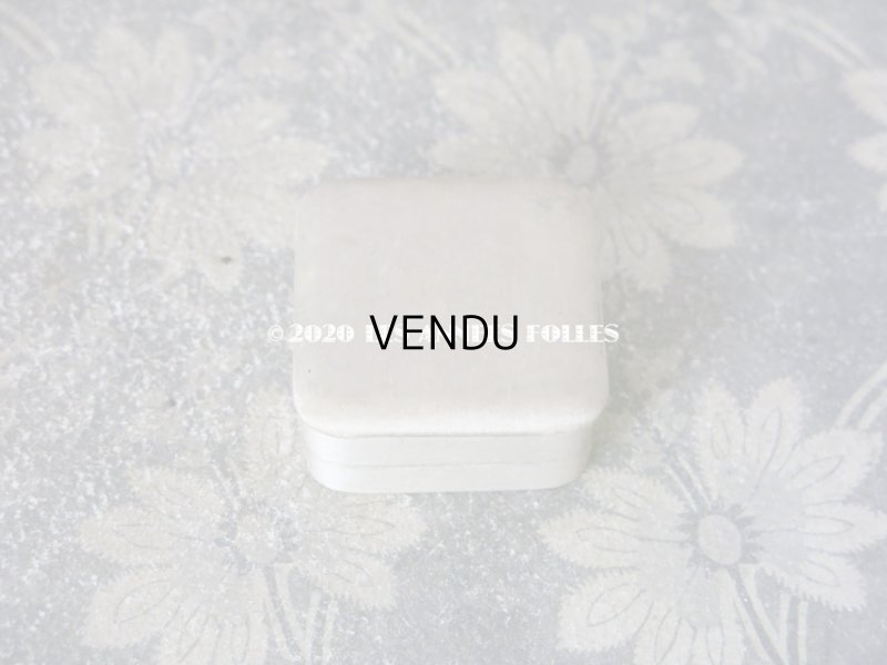 画像6: アンティーク  シルクサテンのジュエリーボックス  オフホワイト