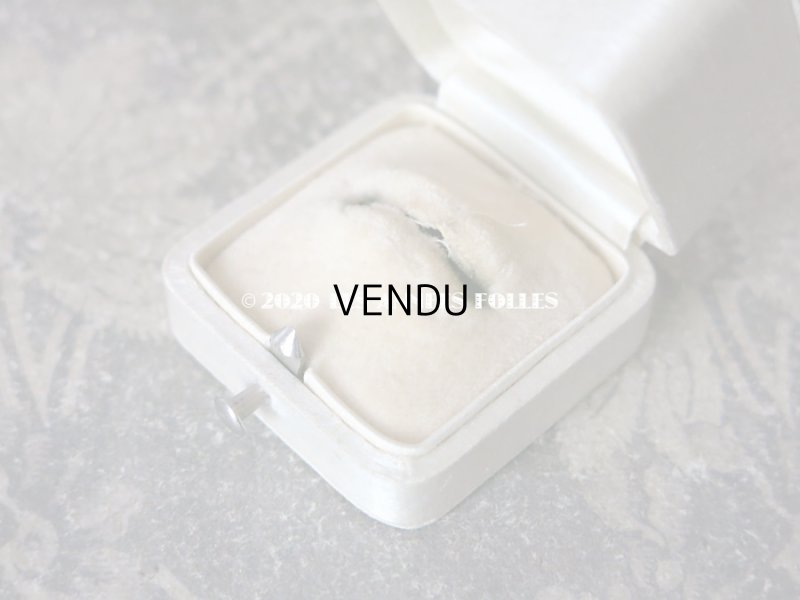 画像6: アンティーク  シルクサテンのリングボックス  ジュエリーボックス  オフホワイト