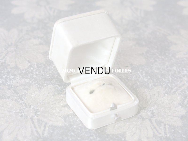 画像4: アンティーク  シルクサテンのリングボックス  ジュエリーボックス  オフホワイト