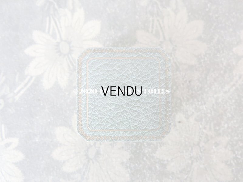 画像7: アンティーク  金彩入り ジュエリーボックス グレイッシュブルー