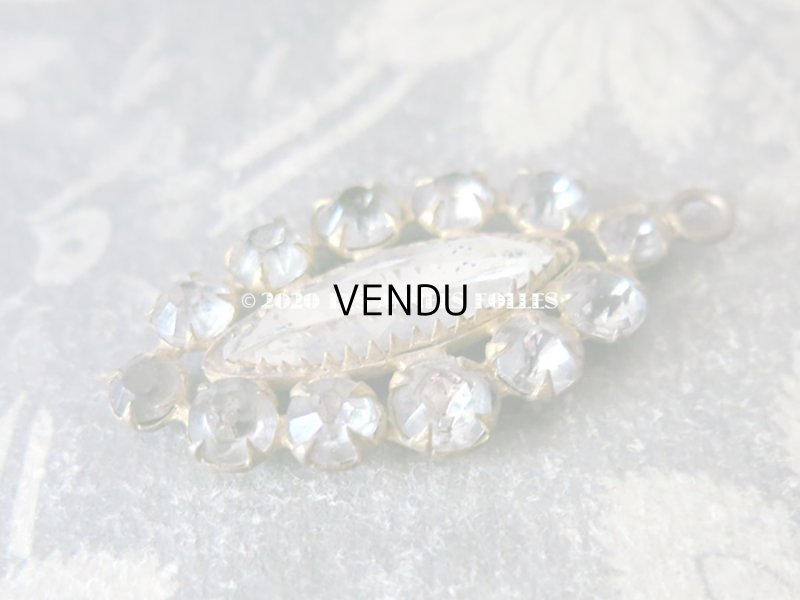 画像4: 19世紀 アンティーク 教会の装飾 カットガラスのモチーフ ナベット