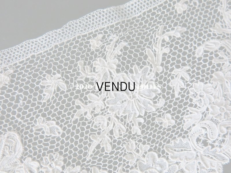 画像5: 19世紀 アンティーク ニードルレース アルジャンタン 【 ポワン・ダルジャンタン 】 71cm