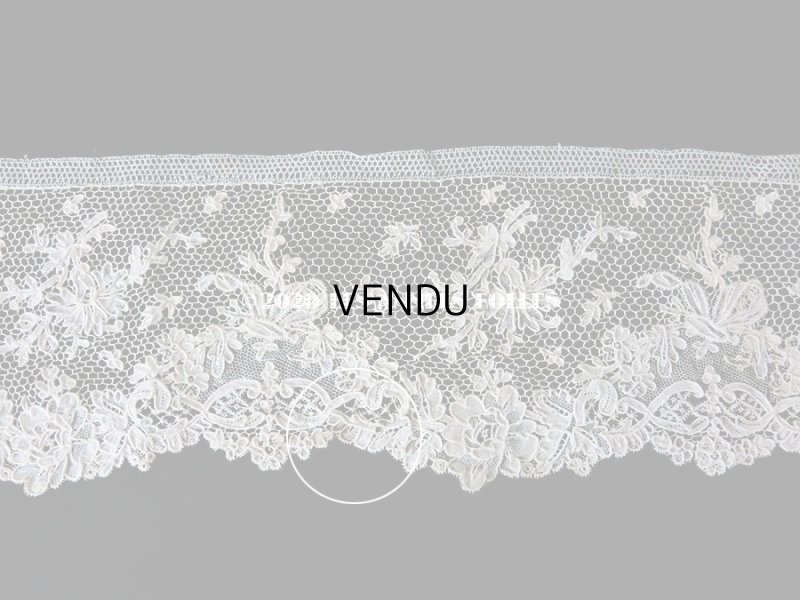 画像9: 19世紀 アンティーク ニードルレース アルジャンタン 【 ポワン・ダルジャンタン 】 71cm