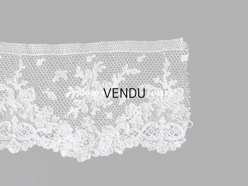 画像11: 19世紀 アンティーク ニードルレース アルジャンタン 【 ポワン・ダルジャンタン 】 71cm