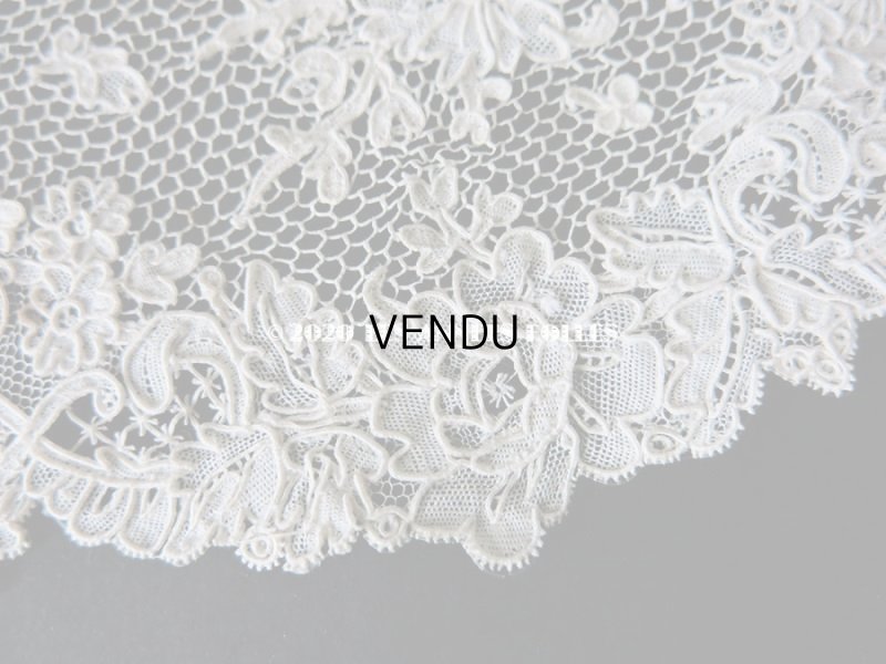 画像7: 19世紀 アンティーク ニードルレース アルジャンタン 【 ポワン・ダルジャンタン 】 71cm