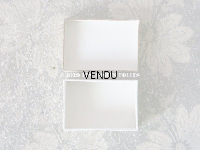 画像3: 1900年代 アンティーク 小さなジュエリーボックス ホワイト＆ゴールド