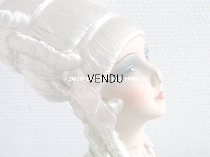 画像8: 1920年代 アンティーク チョコレートボックス 18世紀の貴婦人のブドワールドール付き お菓子箱