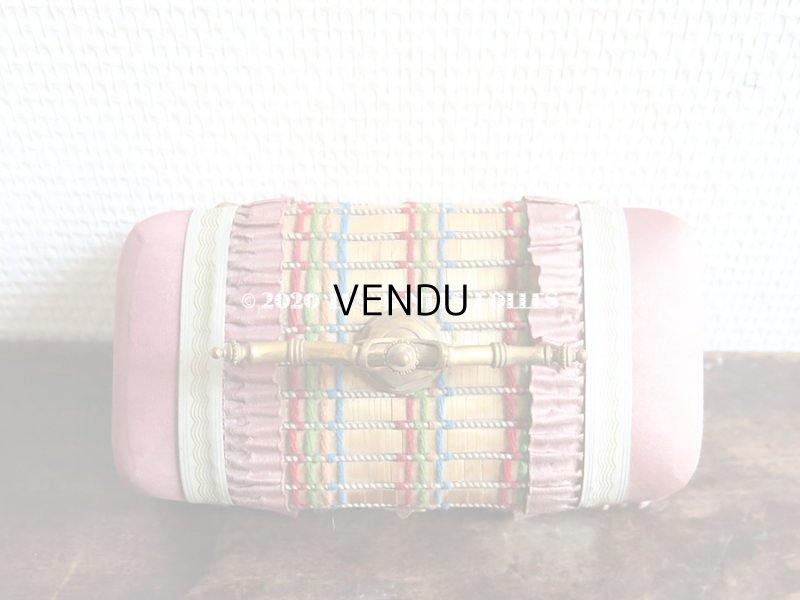 画像6: 19世紀 アンティーク ナポレオン3世時代 お菓子箱 ハンドル付き 花模様のレースペーパー チョコレートボックス 木箱 