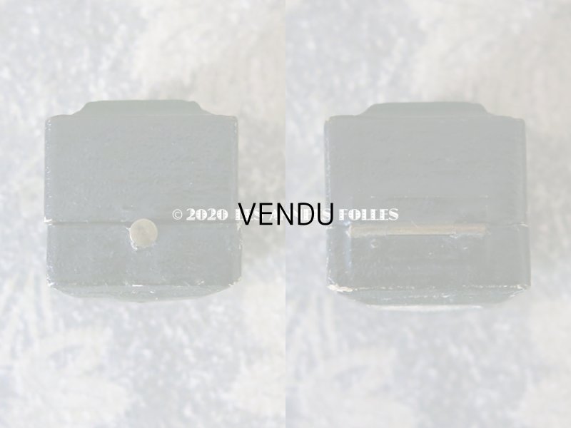 画像6: 19世紀 アンティーク 本革製 リングボックス 黒 ジュエリーボックス