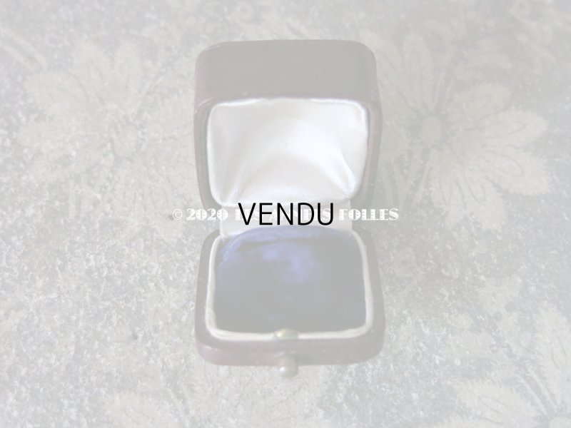 画像8: アンティーク 本革製 リングボックス  ジュエリーボックス イニシャル入り