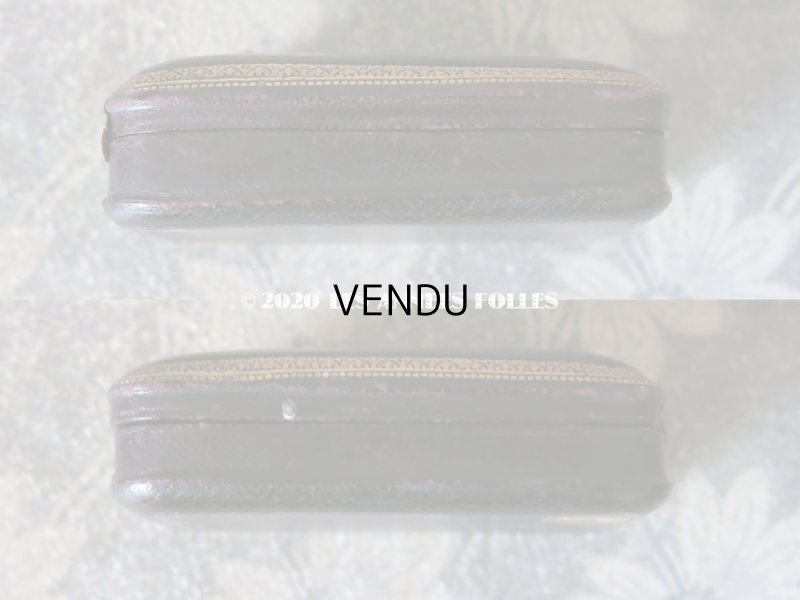 画像5: アンティーク 本革製  ジュエリーボックス イニシャル入り