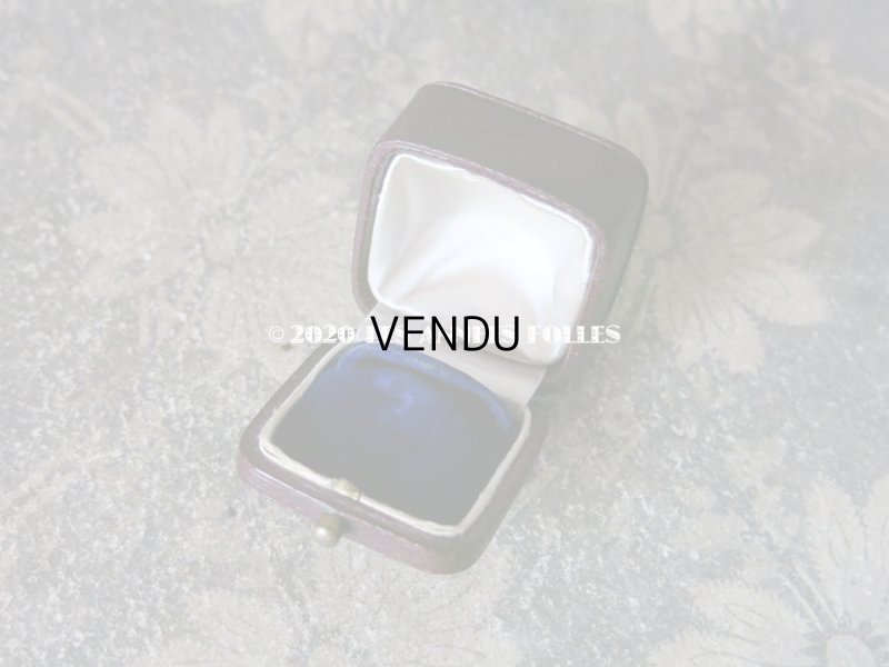 画像7: アンティーク 本革製 リングボックス  ジュエリーボックス イニシャル入り