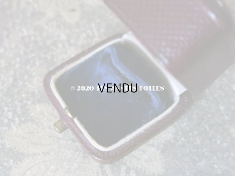 画像10: アンティーク 本革製 リングボックス  ジュエリーボックス イニシャル入り