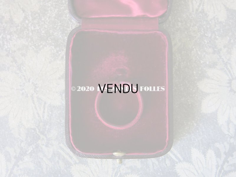 画像7: アンティーク 本革製  ジュエリーボックス イニシャル入り