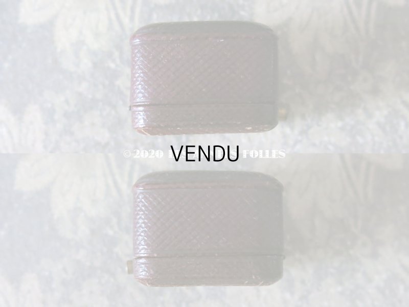 画像6: アンティーク 本革製 リングボックス  ジュエリーボックス イニシャル入り