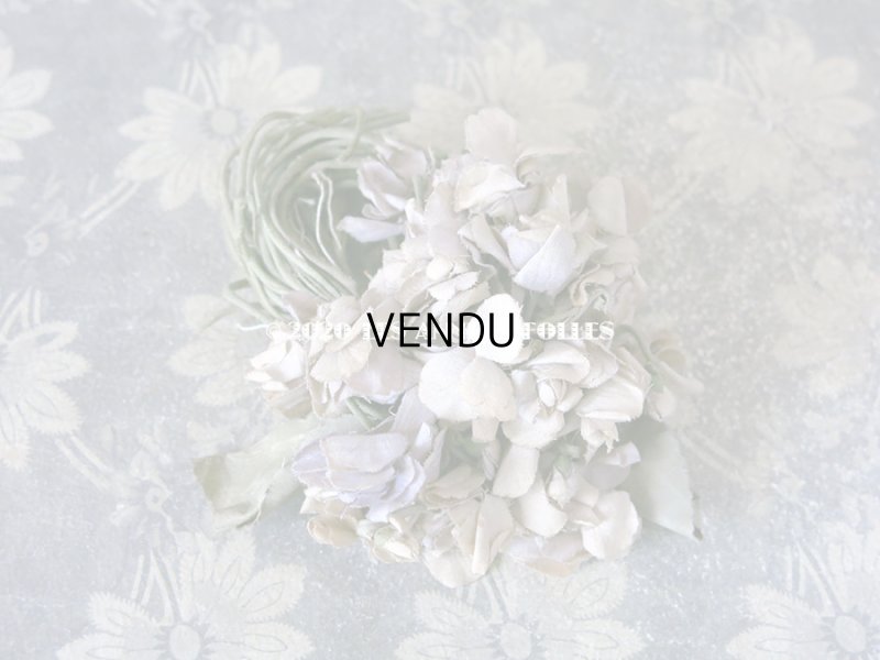 画像3: アンティーク 薄紫色の布花