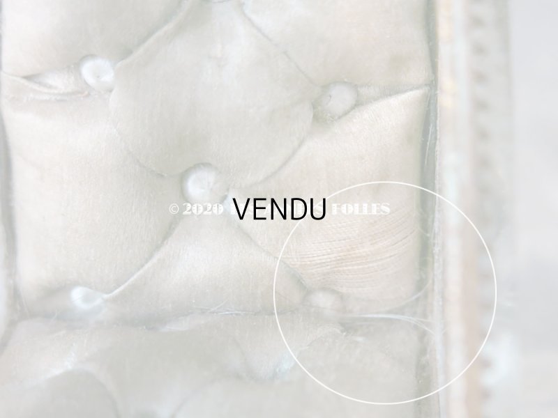 画像17: アンティーク 懐中時計 & ジュエリーボックス パウダーブルーのシルク製クッション