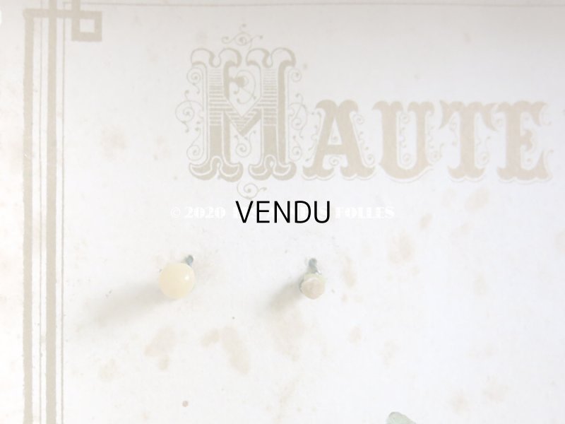 画像4: 未使用 アンティーク レースペーパー付ボックス入り&台紙付 ワックスフラワーのヘッドリース ウェディング 結婚式 ティアラ