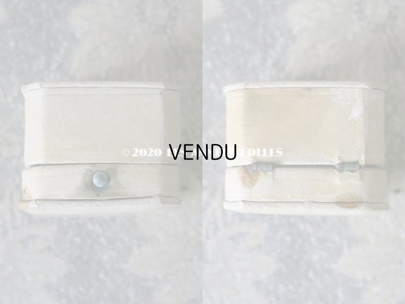 画像3: アンティーク  リングボックス ジュエリーボックス オフホワイト