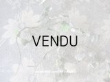 アンティーク  とても小さなベルベットのリーフ 2点のセット