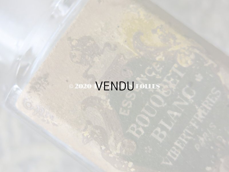 画像4: アンティーク 王冠のパフュームボトル ESSENCE BOUQUET BLANC - VIBERT FRERES PARIS  -