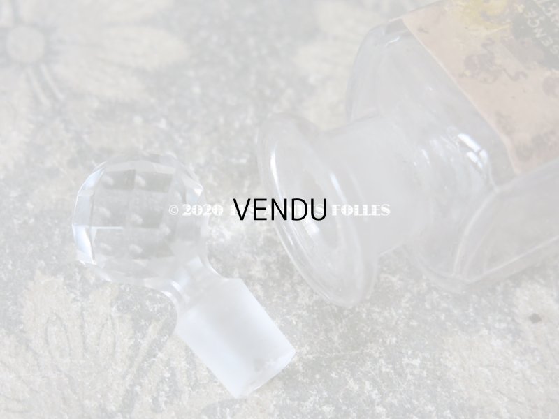 画像8: アンティーク 王冠のパフュームボトル ESSENCE BOUQUET BLANC - VIBERT FRERES PARIS  -