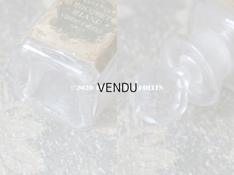 画像7: アンティーク 王冠のパフュームボトル ESSENCE BOUQUET BLANC - VIBERT FRERES PARIS  -