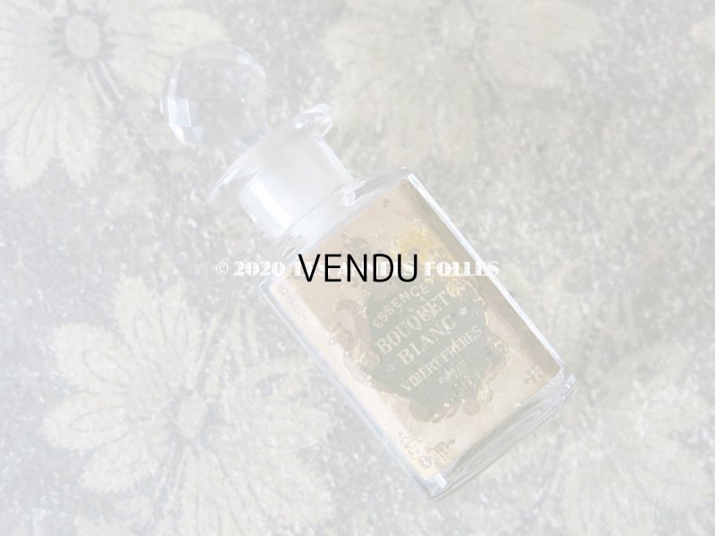 画像2: アンティーク 王冠のパフュームボトル ESSENCE BOUQUET BLANC - VIBERT FRERES PARIS  -