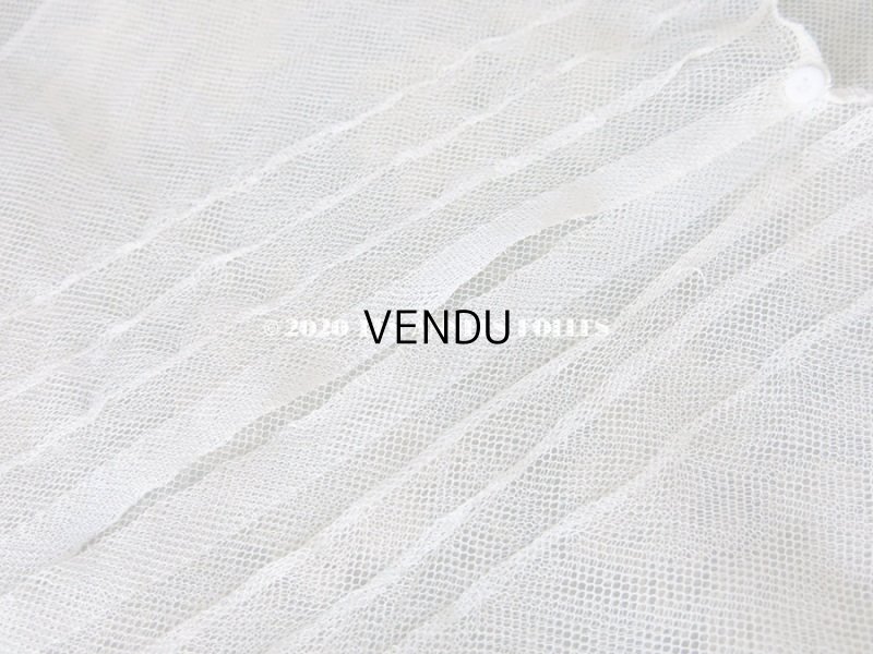 画像10: 19世紀末 アンティーク アランソンレースの襟付きトップ 【 ポワン・ダランソン 】 