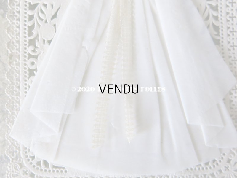 画像3: 19世紀 アンティーク  封筒入り 初聖体のカニヴェ コミュ二オン レースの透かし柄