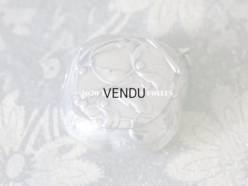 画像7: アンティーク シルバー製 ヤドリギのパウダーケース - CHARLES MURAT -