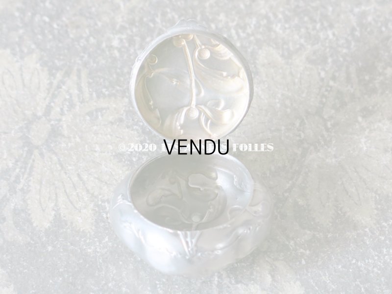 画像5: アンティーク シルバー製 ヤドリギのパウダーケース - CHARLES MURAT -