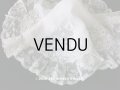 19世紀 アンティーク  結婚式のハンカチ 【MQ】 菫のホワイトワーク & 手編みのヴァランシエンヌレース 