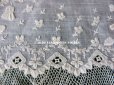 画像8: 19世紀 アンティーク  結婚式のハンカチ 【MQ】 菫のホワイトワーク & 手編みのヴァランシエンヌレース 