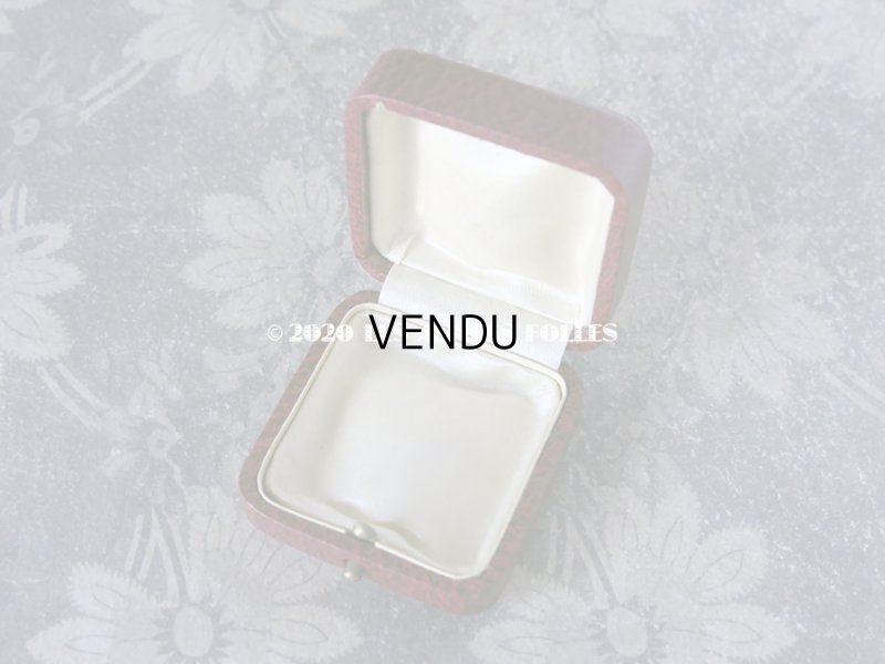 画像5: 【クリスマスセール2020対象外】 アンティーク  金彩入り ジュエリーボックス ダークレッド