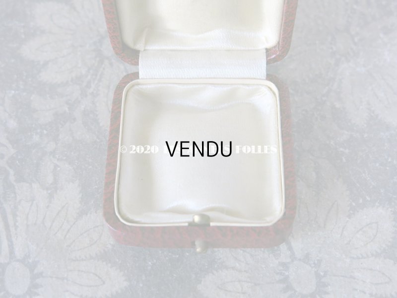 画像7: 【クリスマスセール2020対象外】 アンティーク  金彩入り ジュエリーボックス ダークレッド