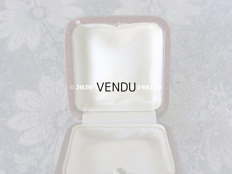 画像6: 【クリスマスセール2020対象外】 アンティーク  金彩入り ジュエリーボックス ダークレッド