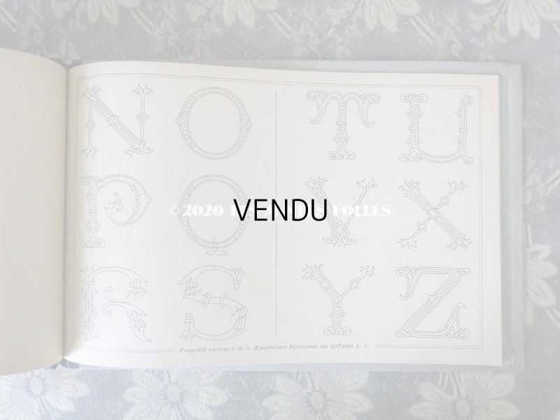 画像11: 【クリスマスセール2020対象外】 アンティーク  刺繍図案帳 ALBUM DE BRODERIE - L.V. PARIS -