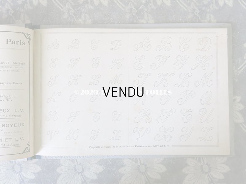 画像4: 【クリスマスセール2020対象外】 アンティーク  刺繍図案帳 ALBUM DE BRODERIE - L.V. PARIS -