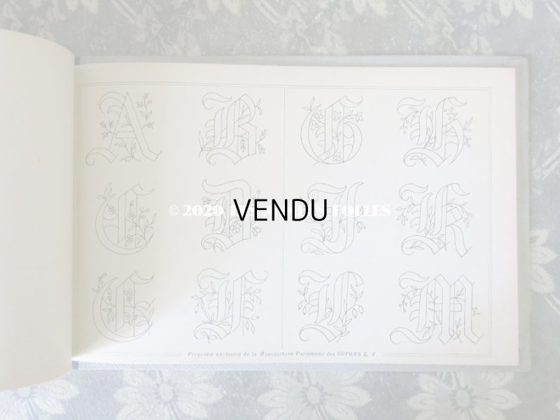 画像6: 【クリスマスセール2020対象外】 アンティーク  刺繍図案帳 ALBUM DE BRODERIE - L.V. PARIS -