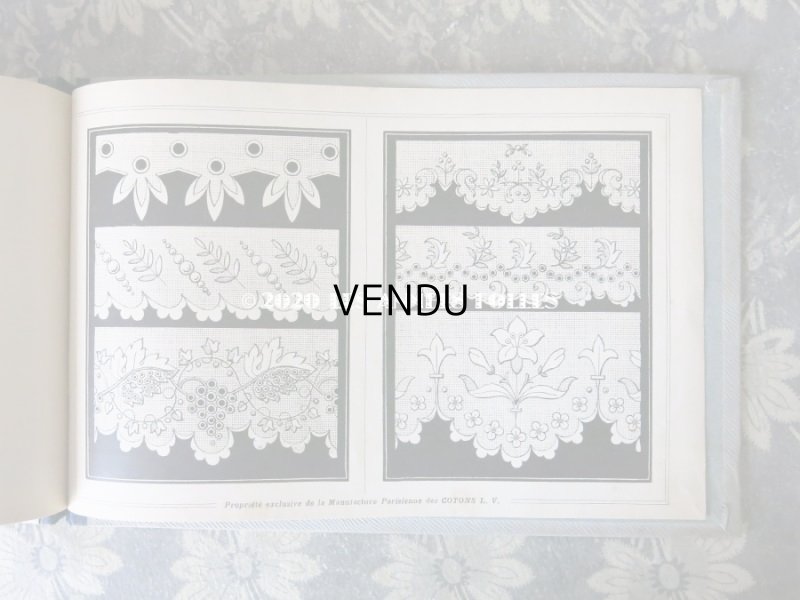 画像16: 【クリスマスセール2020対象外】 アンティーク  刺繍図案帳 ALBUM DE BRODERIE - L.V. PARIS -