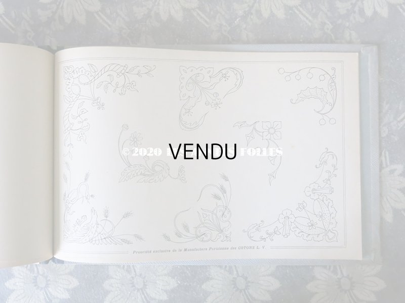 画像13: 【クリスマスセール2020対象外】 アンティーク  刺繍図案帳 ALBUM DE BRODERIE - L.V. PARIS -