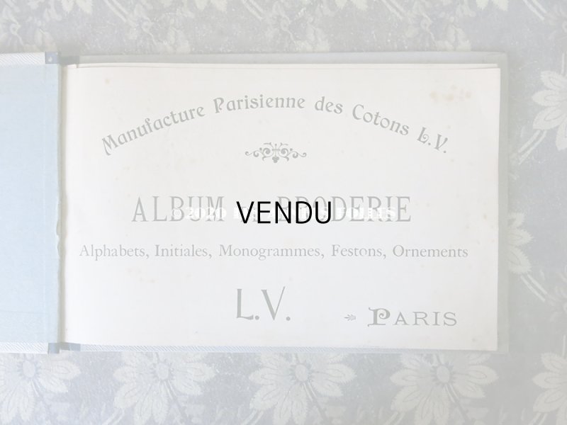 画像3: 【クリスマスセール2020対象外】 アンティーク  刺繍図案帳 ALBUM DE BRODERIE - L.V. PARIS -