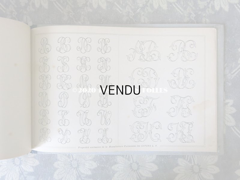 画像9: 【クリスマスセール2020対象外】 アンティーク  刺繍図案帳 ALBUM DE BRODERIE - L.V. PARIS -