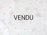 【クリスマスセール2020対象外】 アンティーク  薔薇模様 コットン製ファブリック 49×25〜27cm
