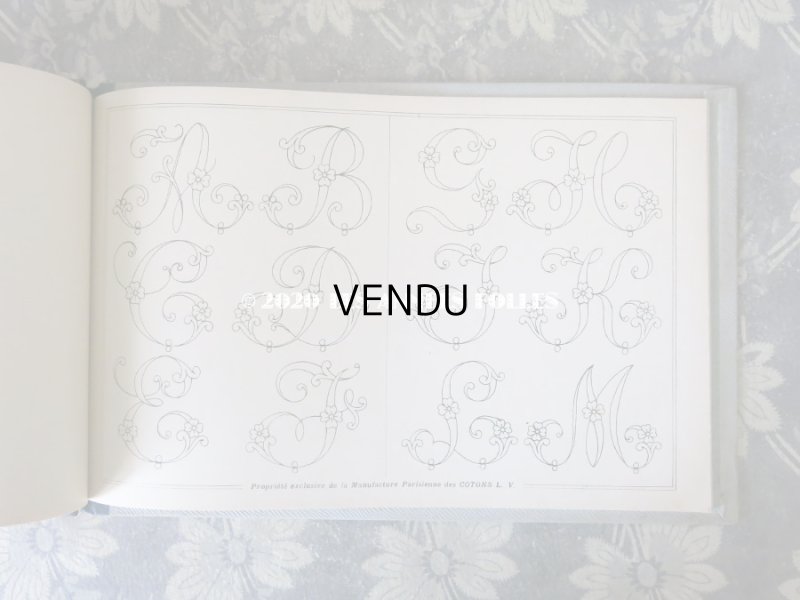 画像10: 【クリスマスセール2020対象外】 アンティーク  刺繍図案帳 ALBUM DE BRODERIE - L.V. PARIS -